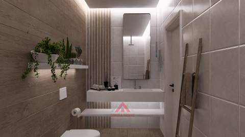 Apartamento T3 - Exposição Solar Nascente/Sul + Terraço c Churrasqueira + Garagem 50M2