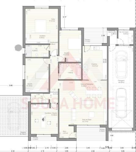 Moradia V4 R/C - 2 Suites - Grande Jardim - Pousos