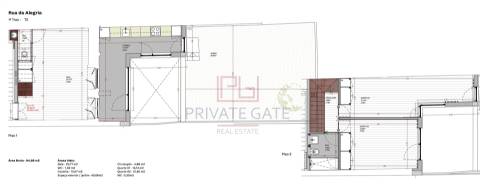 Apartamento T2 DUPLEX Venda em Cedofeita, Santo Ildefonso, Sé, Miragaia, São Nicolau e Vitória,Porto