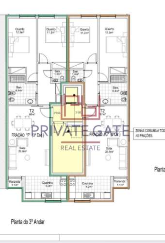 Apartamento T2 Arrendamento em Custóias, Leça do Balio e Guifões,Matosinhos