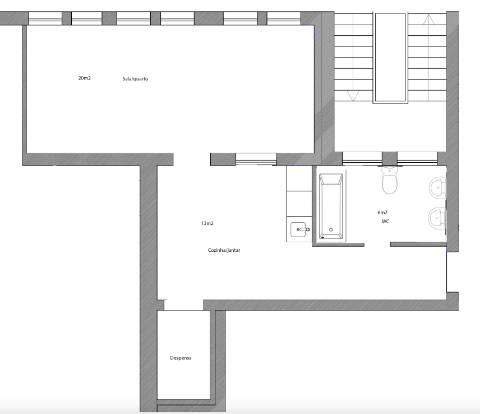 Apartamento T1 Arrendamento em Cedofeita, Santo Ildefonso, Sé, Miragaia, São Nicolau e Vitória,Porto