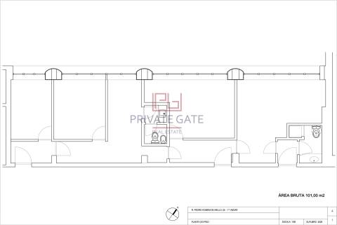 Escritório  Arrendamento em Aldoar, Foz do Douro e Nevogilde,Porto