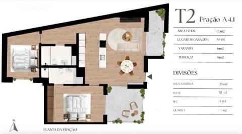 Apartamento T2 Venda em Campanhã,Porto