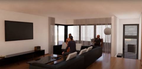 Moradia V5, em construção no centro da Póvoa de Varzim para venda