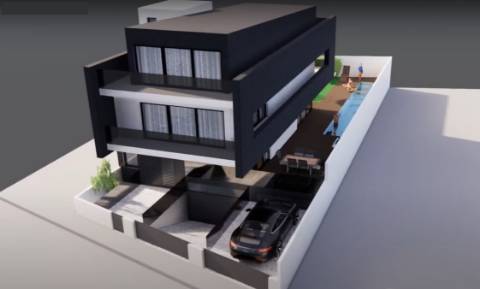 Moradia V5, em construção no centro da Póvoa de Varzim para venda