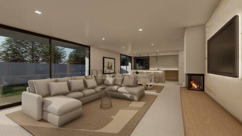 Moradia isolada V4 em construção, em Esposende