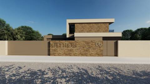 Moradia isolada V4 em construção, em Esposende