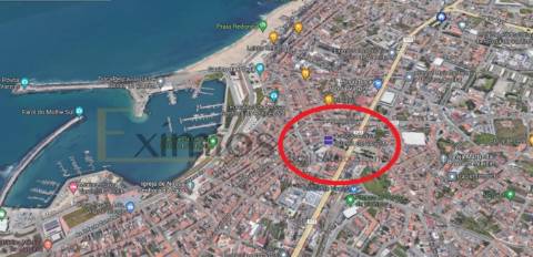 Empreendimento em construção no centro da Póvoa de Varzim