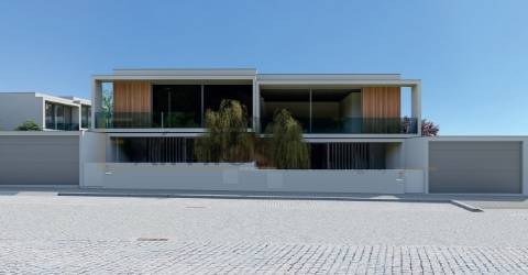 Moradia V3 em fase de construção, em Vila Chã.