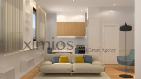 Empreendimento em construção, no centro da cidade, em Póvoa de Varzim