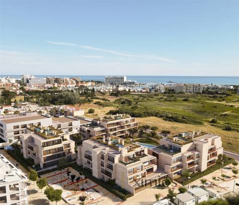 Apartamento T1, em construção, em Vilamoura