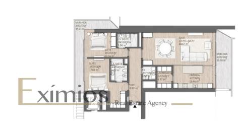 Apartamento T2, em construção, em Vilamoura