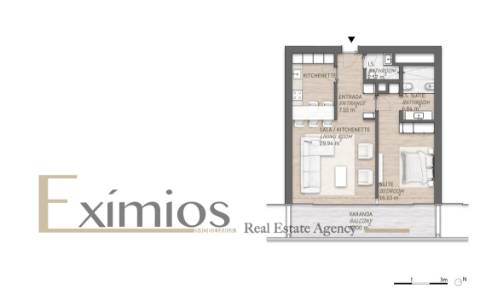 Apartamento T1, em construção, em Vilamoura