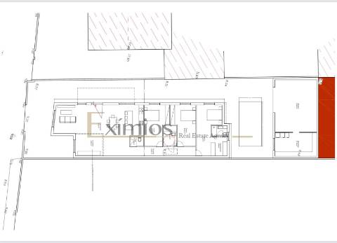 Moradia térrea V3, em construção, em Aver-o-Mar