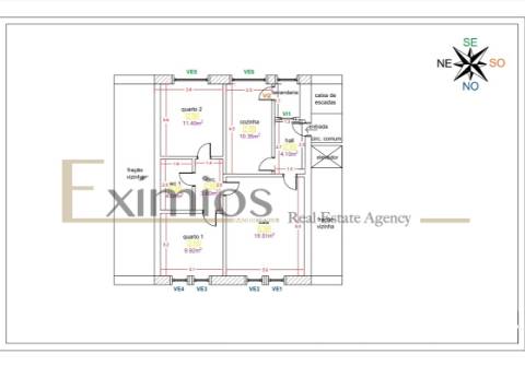 Apartamento T2 com garagem, no centro da Póvoa de Varzim
