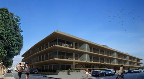 Apartamento T0, em construção, na Póvoa de Varzim
