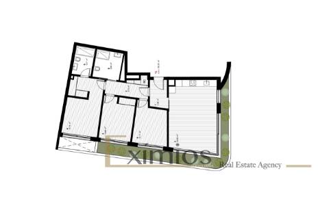 Apartamento T3, em construção, na Póvoa de Varzim