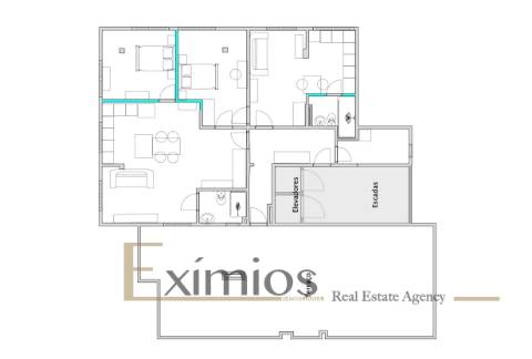 Apartamento T3 com lugar de garagem, no centro da Póvoa de Varzim