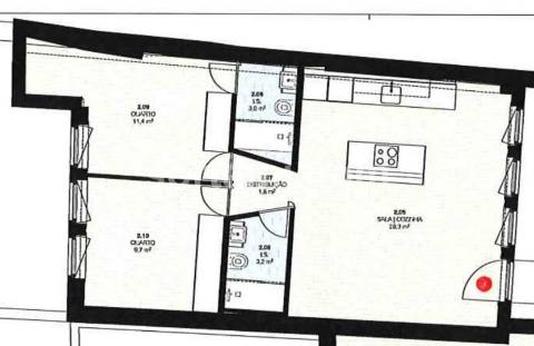 Apartamento T2 Venda em Cedofeita, Santo Ildefonso, Sé, Miragaia, São Nicolau e Vitória,Porto