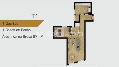 Apartamento T1 Venda em Quarteira,Loulé