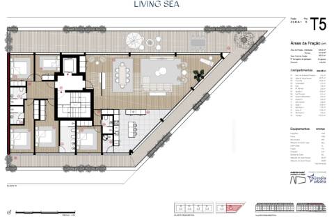 T5 Penthouse,  3 frentes , vistas Rio Douro, Porto e Mar.