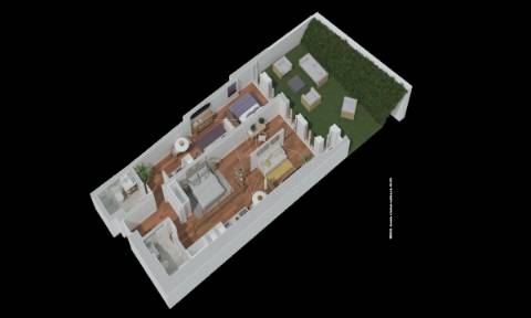 Apt. T1+1 c/ Jardim  a 190 mt  Est. do Metro S. Bento - Centro Histórico Porto