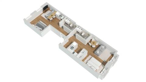 Apartamento T1 - Junto à Ponte D. Luís I - A 350mt da Estação de  Metro "Jardim do Morro".