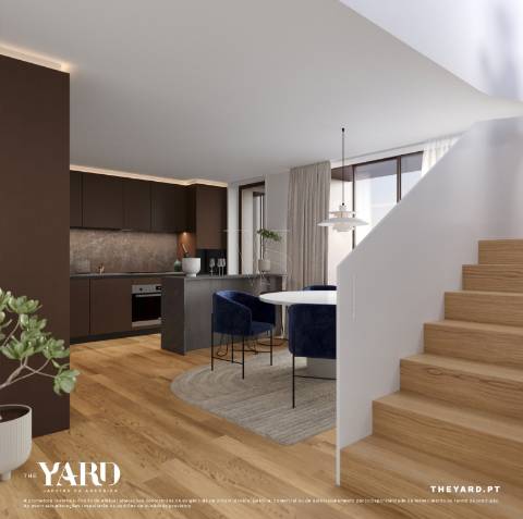 Apt. de Luxo T3 Duplex  c/ varanda 23 m2 - "The YARD" (Jardins d´Arrábida)
