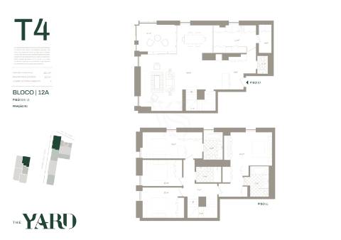 Apt. T4 Duplex  c/ varanda  - "The YARD" (Jardins d´Arrábida)