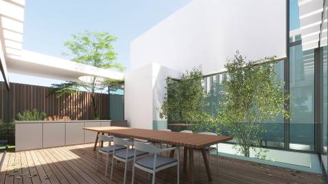 Terreno/Moradia, frente ao mar, Seca do Bacalhau, Proj. Aprovado