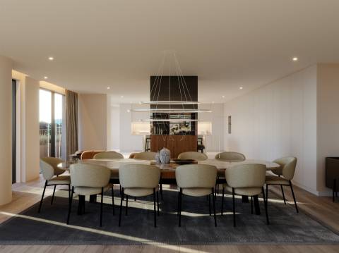 Apartamento luxo  c/33mt de frente de Rio e 333m2. Junto à Foz.