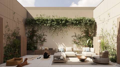 T4 Duplex c/Jardim, Piscina e Box 4 carros - Foz do Douro