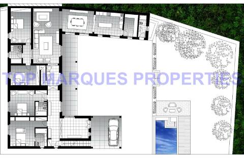 Terreno  com Ruína com projecto de Construção