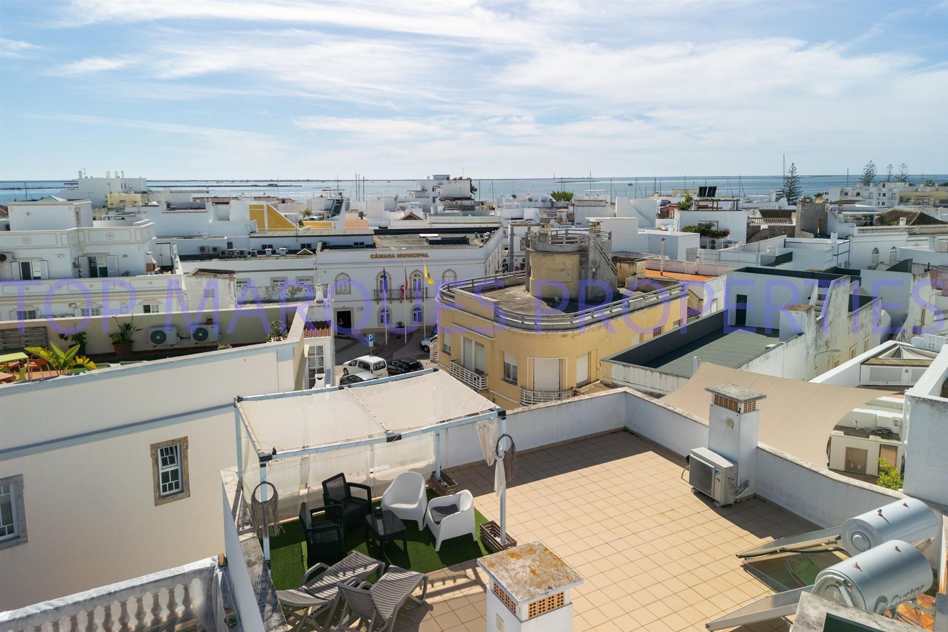 Apartamento luminoso no coração de Olhão, a 2 minutos dos mercados locais