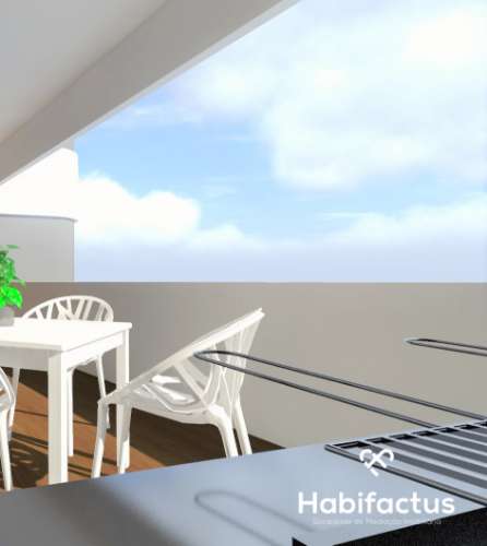 Apartamento T4 com terraço no último piso para venda em Viseu.