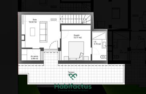 Apartamento T1 Duplex novo - Viseu