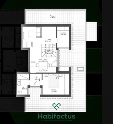 Apartamento T2 Duplex em Viseu