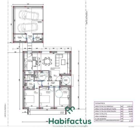 Terreno 2624m2 para construção 10min centro Mangualde e Nelas