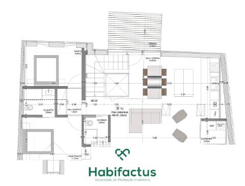 Apartamento T2 novo em Viseu