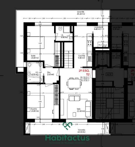 &#8203;&#8203;&#8203;&#8203;&#8203;&#8203;&#8203;&#8203;&#8203;&#8203;&#8203;&#8203;&#8203;&#8203;Apartamento T2 duplex com terraço em construção - Viseu