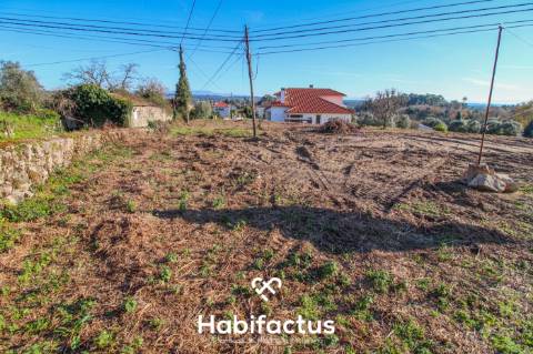 Dois lotes Urbanos, em Tondela, com projecto de duas moradias geminadas