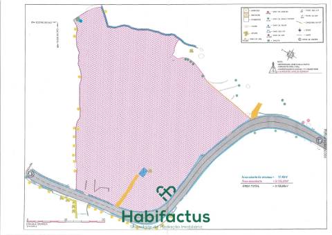 Terreno rústco com a área de 9156,69 na zona da Póvoa de Muscoso, São João de Lourosa, Viseu
