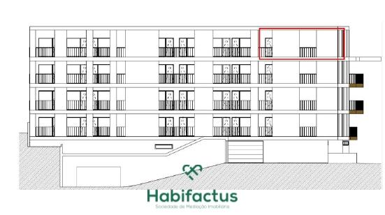 Apartamento T3 no centro de Tondela com vista para a Serra