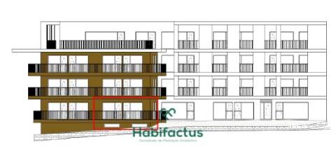 Apartamento T2 no centro de Tondela com vista para a Serra