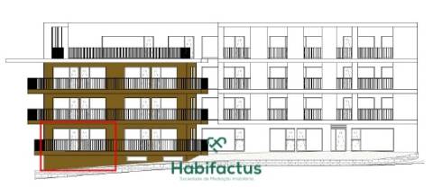 Apartamento T2 no centro de Tondela com vista para a Serra