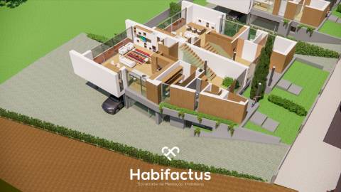 Moradia Geminada T5 com aquitectura contemporânea à Venda – Viseu