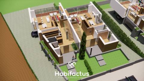 Moradia Geminada T5 com aquitectura contemporânea à Venda – Viseu