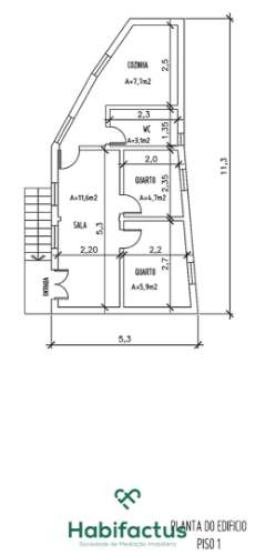Moradia T2 para restaurar em Boa Aldeia - Viseu