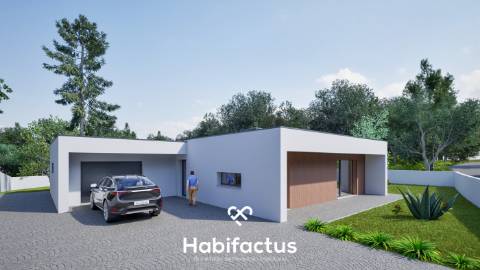 Terreno com moradia isolada T3 chave na mão em Viseu