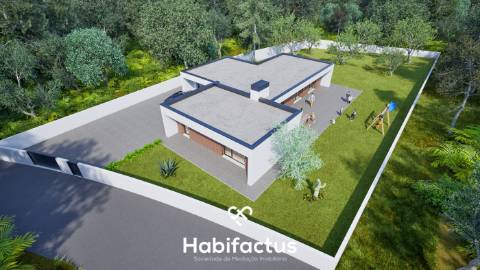 Terreno com moradia isolada T3 chave na mão em Viseu